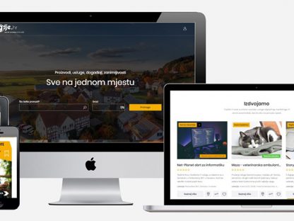 Gdje.hr, Web Design & Strategy Gdje.hr mockup