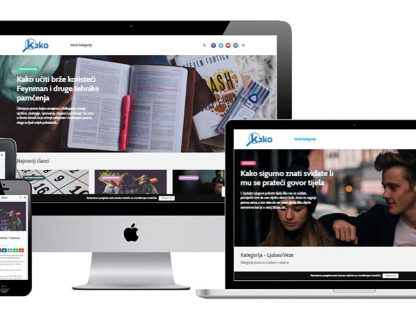 Kako.hr, Web Design & Strategy Kako.hr web mockup