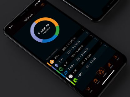 X Portfolio, App Design X Portfolio mockup