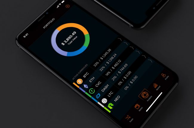 X Portfolio mockup